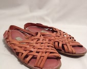 Vintage Brown Leather Shoes by Connie