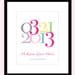 Custom Personalized Baby Name Birth date Print (Girl)- Custom Baby Girl Gift - Nursery Art Print -8"x10"