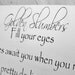 Baby girl's baby boy's Nursery sign- Beatles song "Golden Slumbers fill your eyes, smiles await you when you rise...sing a lullaby"