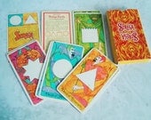 Ultra Rare Flower Power Fortune Telling Card Game - Retro Fortune Telling Cards - Vintage Divination Cards