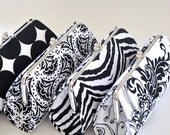 A SET of 5 Bridesmaids Clutch -  Create a Custom Bridesmaid Clutches in your choice of fabrics