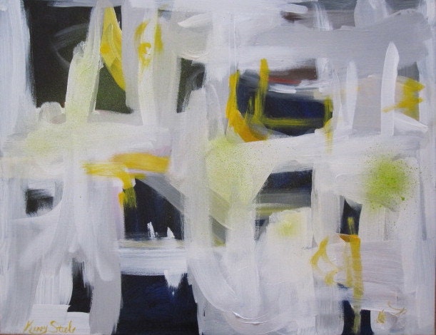 Original 16 x 20  abstract painting by Kerry Steele "Far from home"