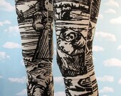 Cream Witch Leggings. XS