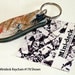 Recycled Skateboard Keychain No.178 - Old school "Stinger" shape