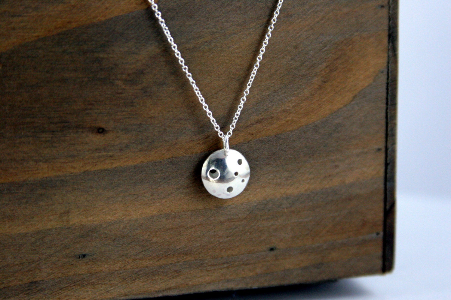 Hollow Bubble Sterling Silver Necklace