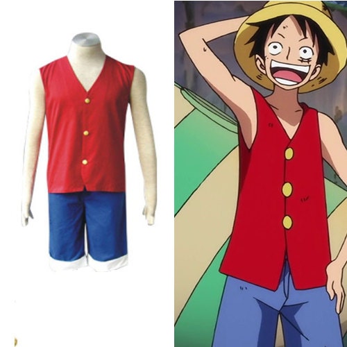 Monkey D. Luffy Cosplay One Piece FREE SHIPPING