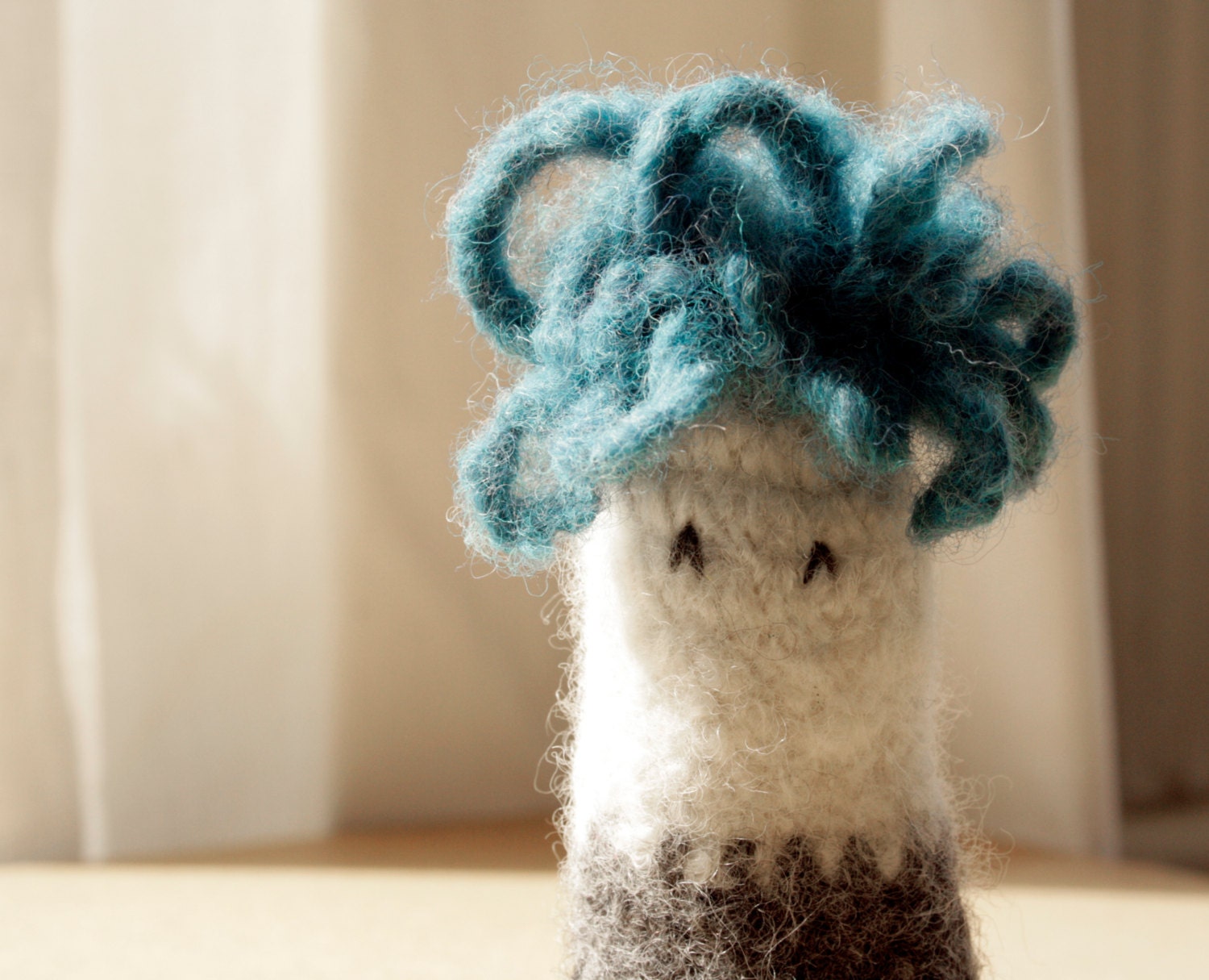 Felted wool toy - Crazy Bob