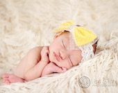 Baby headband, newborn headband, adult headband, child headband and photography prop The single sprinkled- Candy bow headband