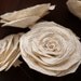Poetry Roses - Paper Flowers made from Vintage Poetry Book Pages, One Half Dozen
