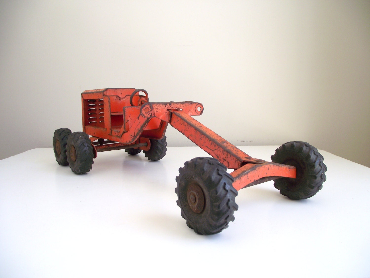 Structo Road Grade Scrapper Vintage Construction Toy Boys Room Decor Collectible