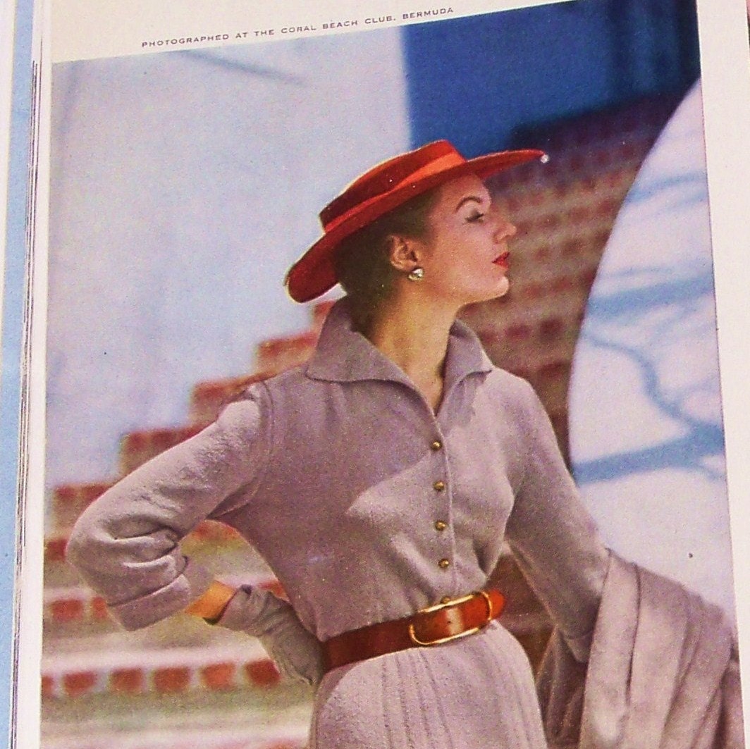 Vintage 1950s Vogue Knitting Magazine Fall Winter 1950