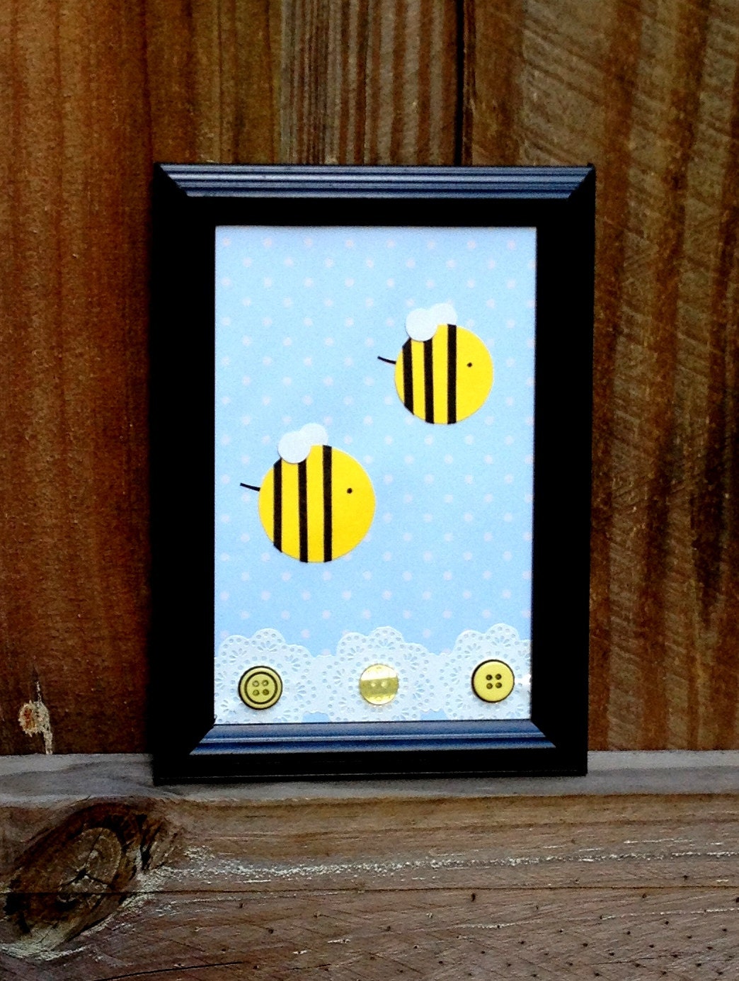 Bumble Bee Paper Collage