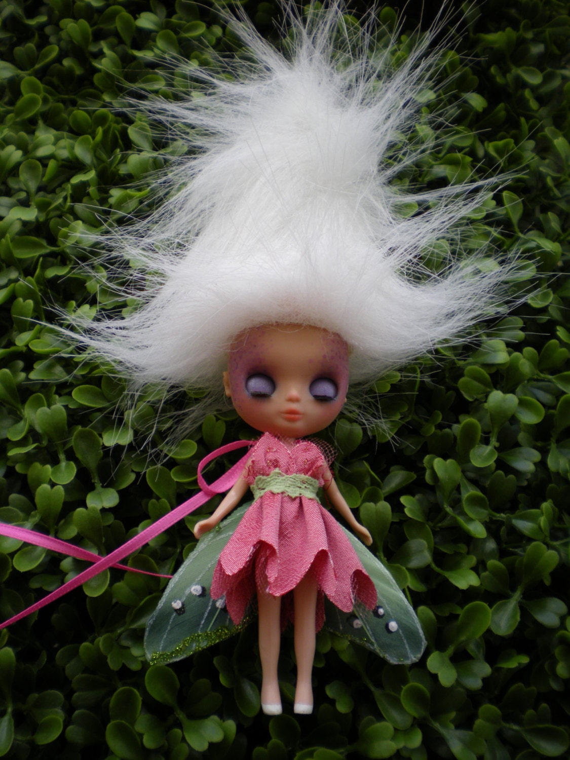 Takara PETITE Blythe Doll Will o the Wisp Freesia Miniature customized dress included