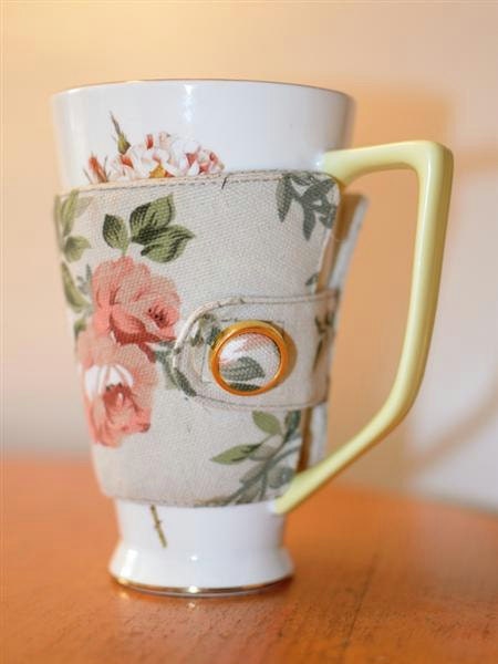 Coffee cozy, Coffee Cozy. Cup Sleeve, Reusable coffee cozy,  Coffee sleeve in storage bag,