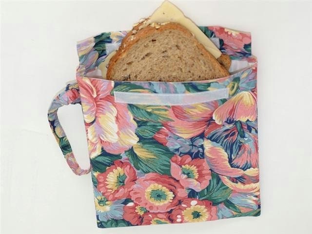 Reusable sandwich bag, snack bag lined sandwich bag, Reusable Sandwich Bag for kids, eco friendly lunch bag