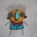 Day Dreamer 6, Original Found Object Sculpture, Wood Carving, Wall Art, by Fig Jam Studio