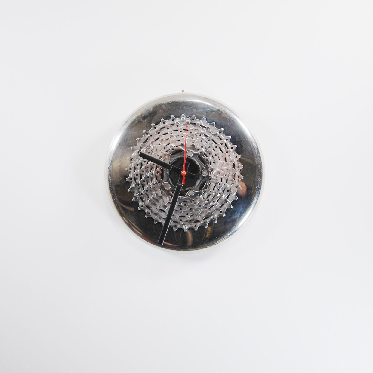 Silver Bullet Bicycle Clock