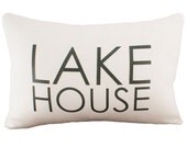 Lake House - Hemp & Organic Cotton Cushion Cover - 12x18