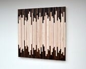 Rustic Wood Wall Art - Wood Sculpture Wall Installation