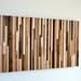 Wood Wall Installation - Reclaimed Wood Wall Art