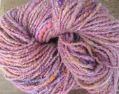 Handspun art yarn BUBBLE BATH 123 yards free shipping