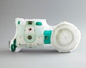Vintage Imperial Flash Mark XII Camera Printed Pillow