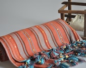 Handwoven Turkish BaTh ToWel - Multicolor Peshtemal  - Cotton - DokumaPeshtemal