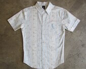 ROJAS do the math button up shirt
