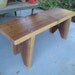 Modern Handmade Redwood Dinning Patio Bench