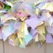 Easter Wreath - Easter Decoration - Fabric Wreath - Ribbon Wreath - Easter Decor - Spring Wreath