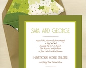 Sara and George Wedding Invitation Set