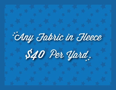 Fleece Fabric - 1 Yard