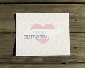 I Freaking Love (Your Tennessee Town): 8x10 Print