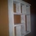 Distressed White pine shadowbox