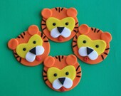 Tiger Cupcake Toppers One Dozen