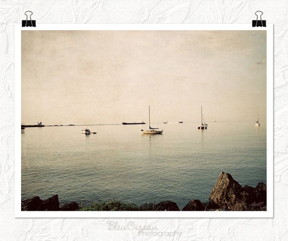 Landscape photography, boats, pacific ocean, water