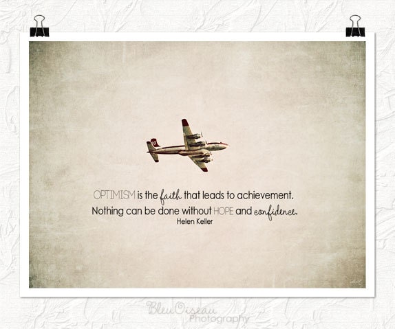 Fire plane photography, quote print