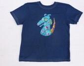 Youth XS (4-5) blue batik tshirt.