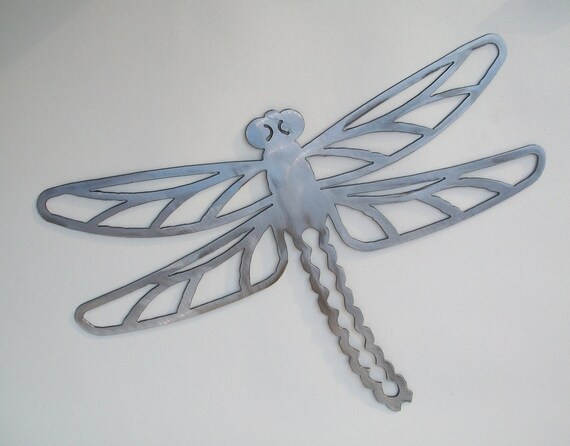 Dragonfly Metal Sculpture Free Shipping on more than by BirdysNest