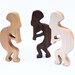 Kokopelli Rattle, Wood Rattle, organic baby toy