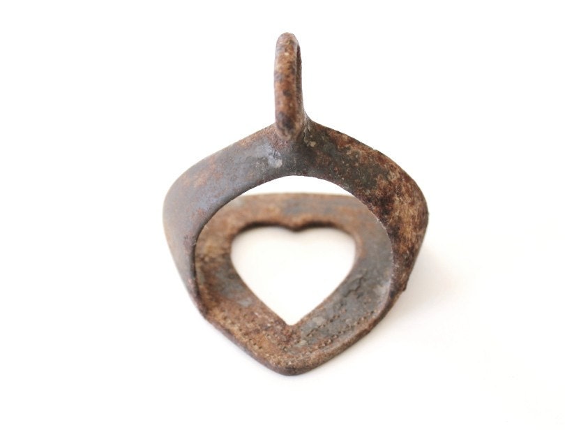 Fathers Day Gifts Rustic Wedding Decor Sidesaddle Heart Stirrup antique 1800's rustic heart shaped stirrup cowboy cowgirl