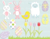 40% OFF SALE -Easter clip art images, easter clipart, easter bunny clip art, royalty free clip art- Instant Download Il_170x135