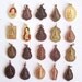 20 Thai Buddhist Buddha Lucky Pendants Brass