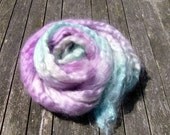 Luxury blended tops, spinning, wensleydale, silk, mohair, 100g