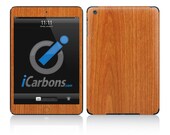 iCarbons iPad Mini Light Wood Skin Decal (WIFI Only) Combo Front&Back