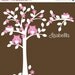 MEMORIAL DAY SALE Personalized Owl Nursery Decal Owl Decor Art Decorations Baby Girl Theme