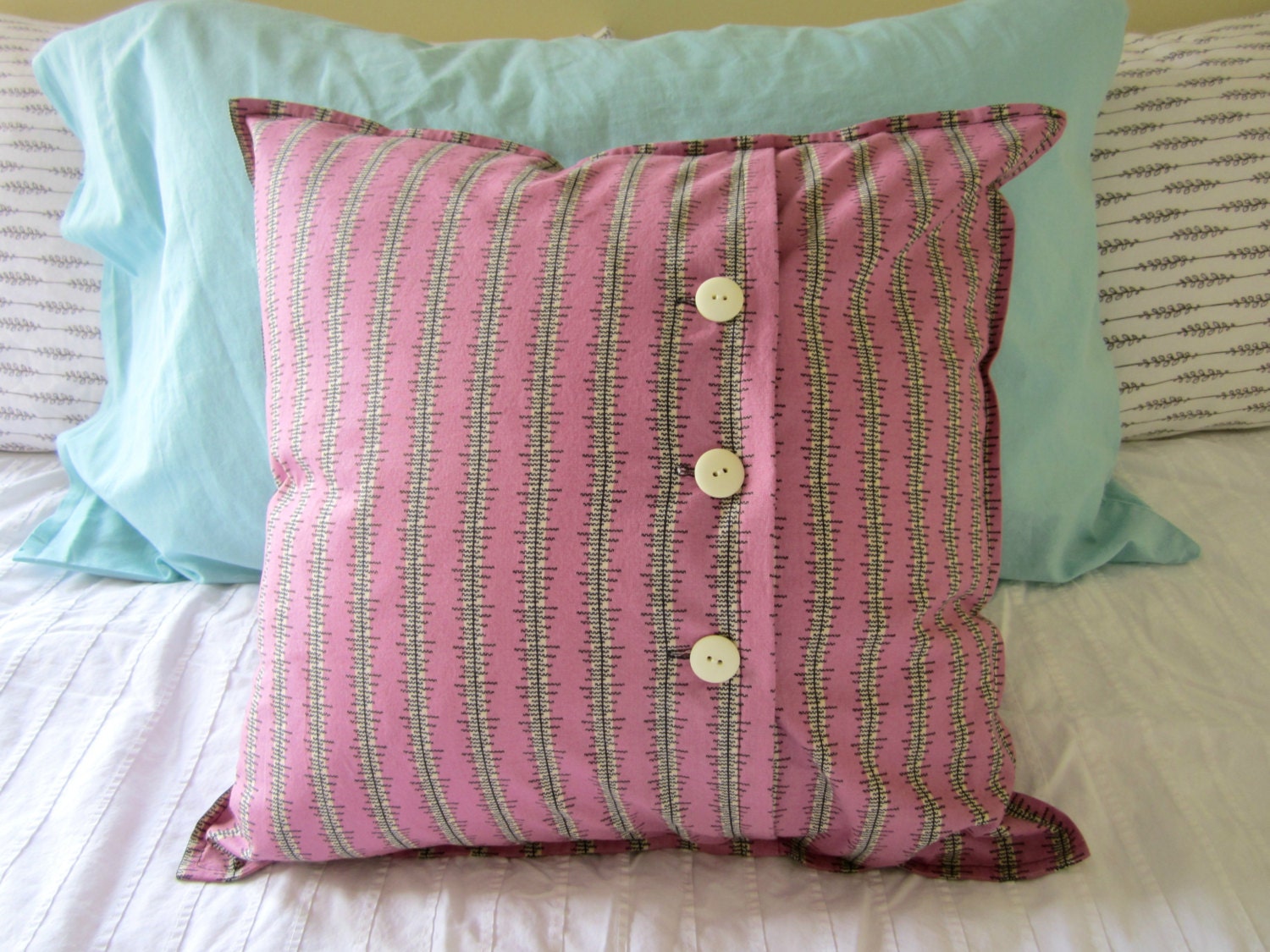 Washable Throw Pillow Case - Pinkish Purple Throw Cushion Cover