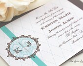 Printable Wedding Invitation - Quilted Collection