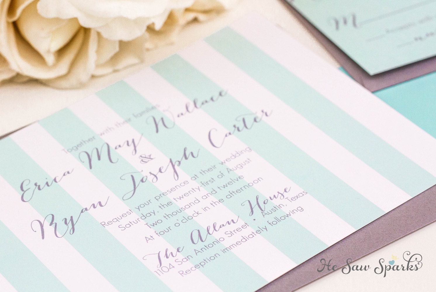 Printable Wedding Invitation - The Captivated Collection