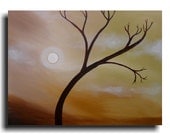 Tree Painting Modern Acrylic  Painting Palette Knife Landscape - 30 x 40 - from Skye Taylor